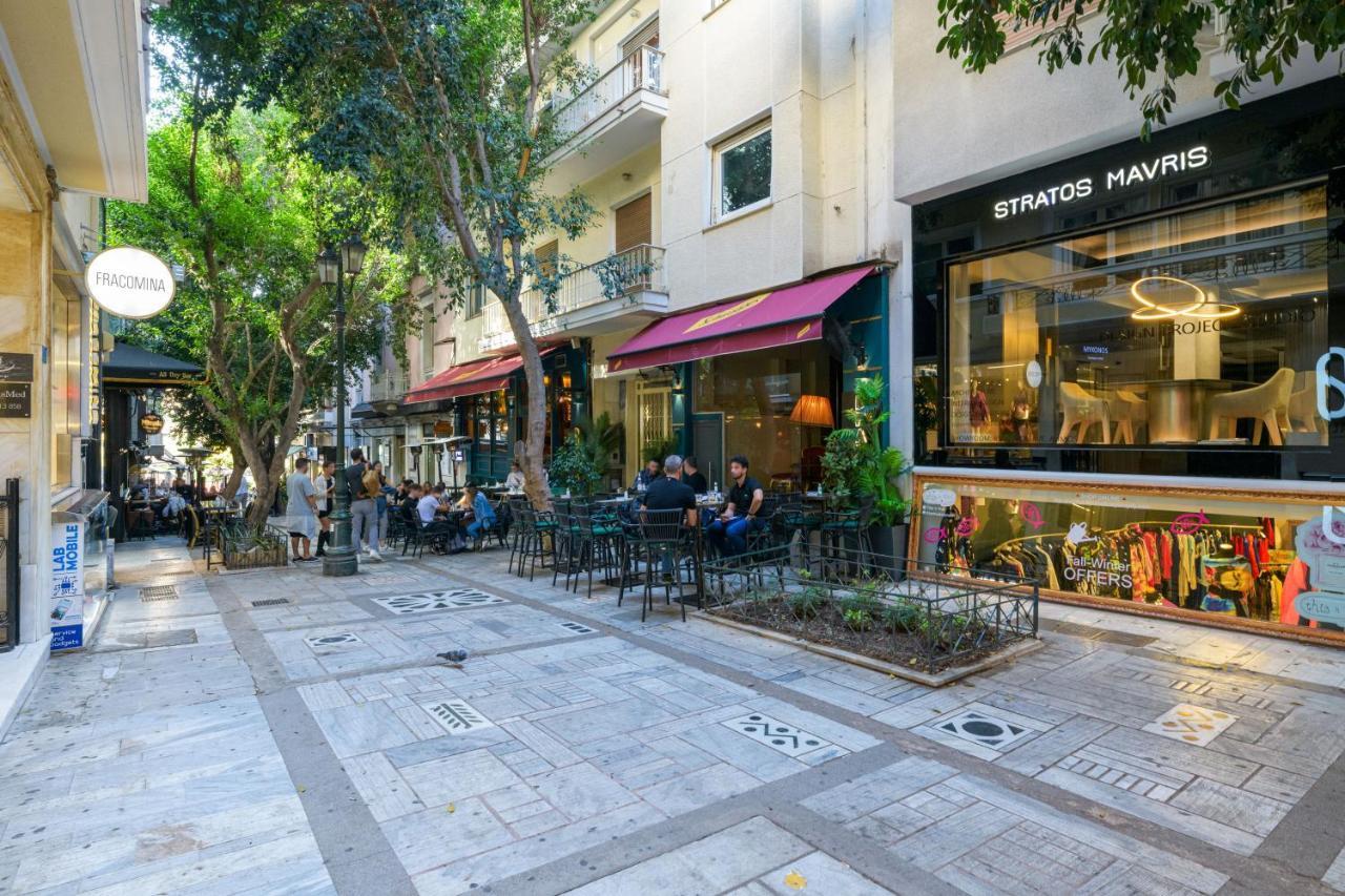 Hubstay - Kolonaki Central Luxury Suite In Athens - 5 Mins Walk To Syndagma, Ermou Extérieur photo